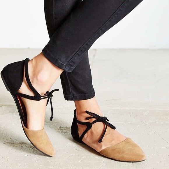 Jeffrey Campbell Shoes - Jeffrey Campbell Enamored Cut Out Flats